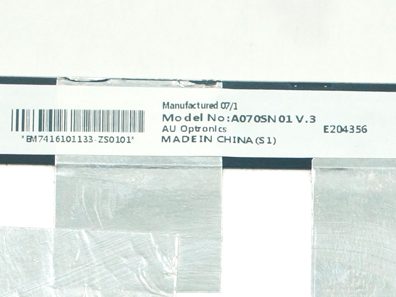 AUO A070SN01 V3 7.0" a-Si TFT-LCD Panel